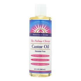 Heritage Products Castor Oil Hexane Free - 8 Fl Oz